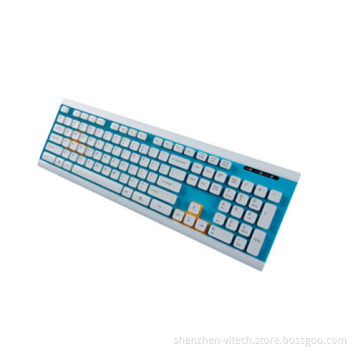 High-quality wired computer keyboard with laser engraved key-cap